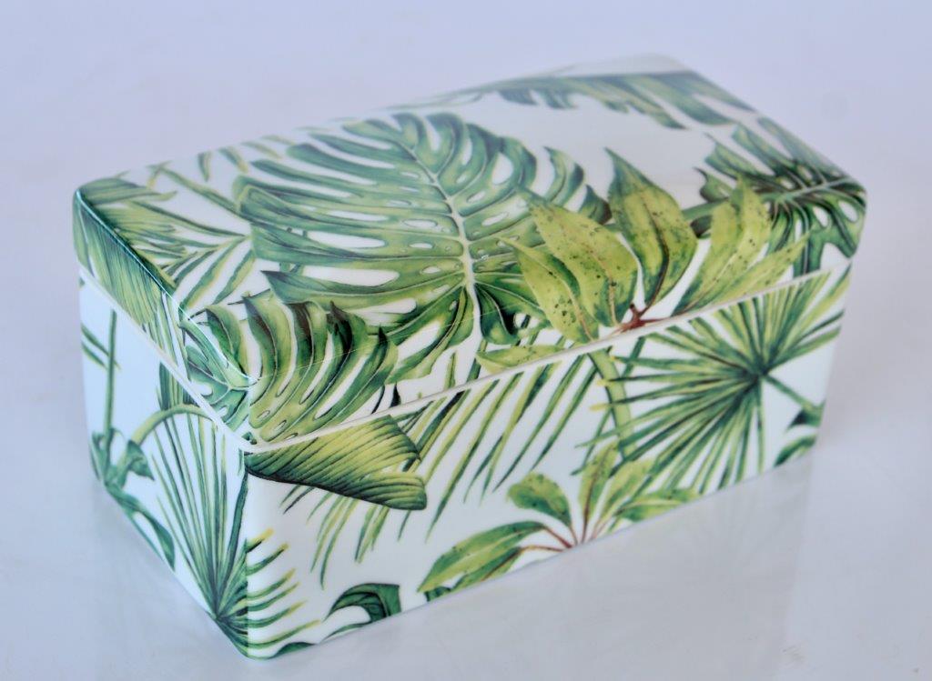 Rectangular Palm Leaf Box With Lid